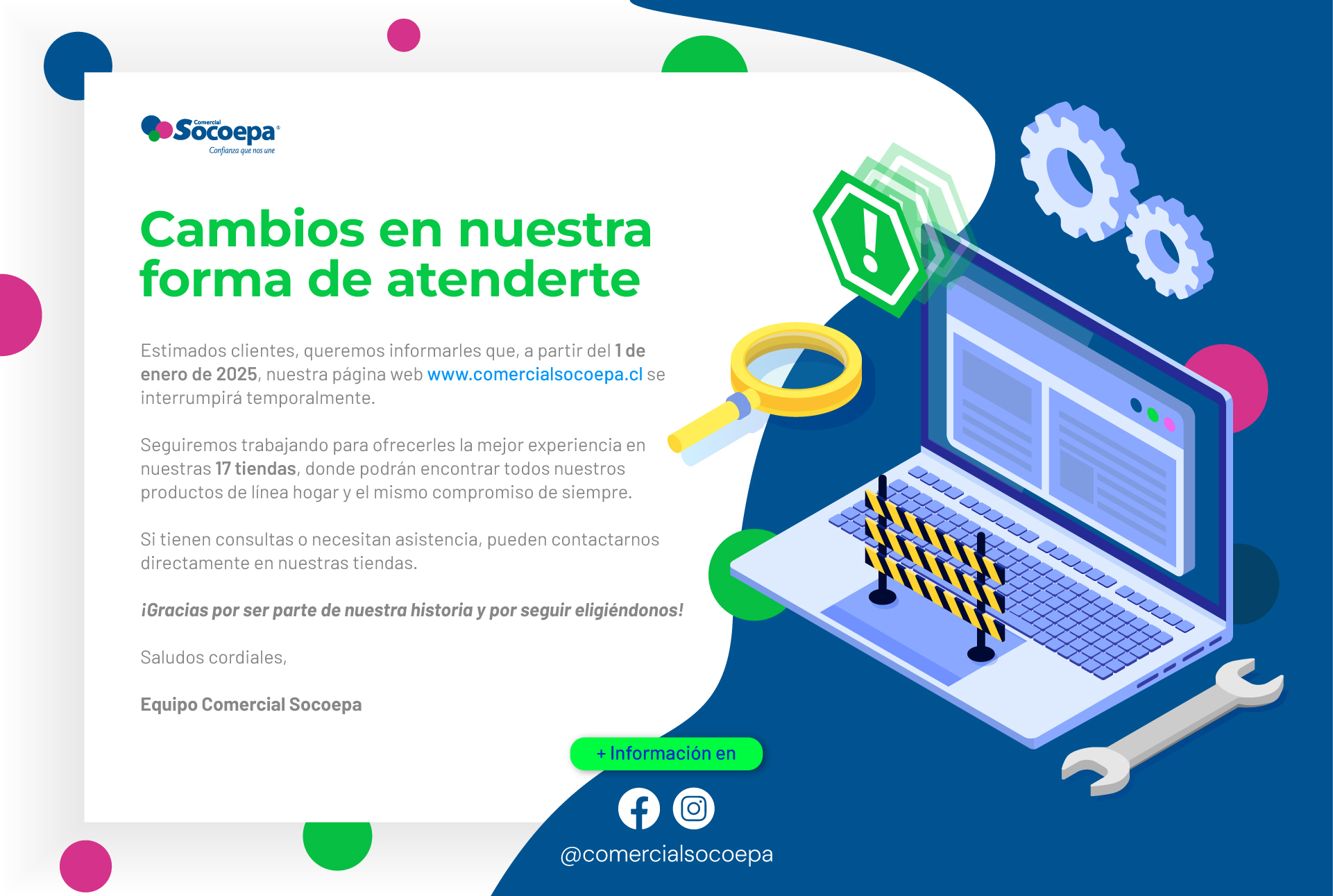Sitio en mantención